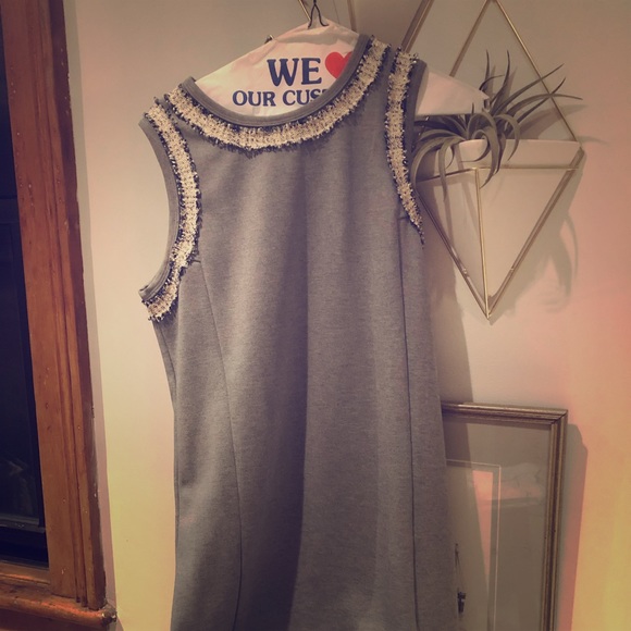 💕 GRAY Middie Dress | work apprope | S - Picture 3 of 4